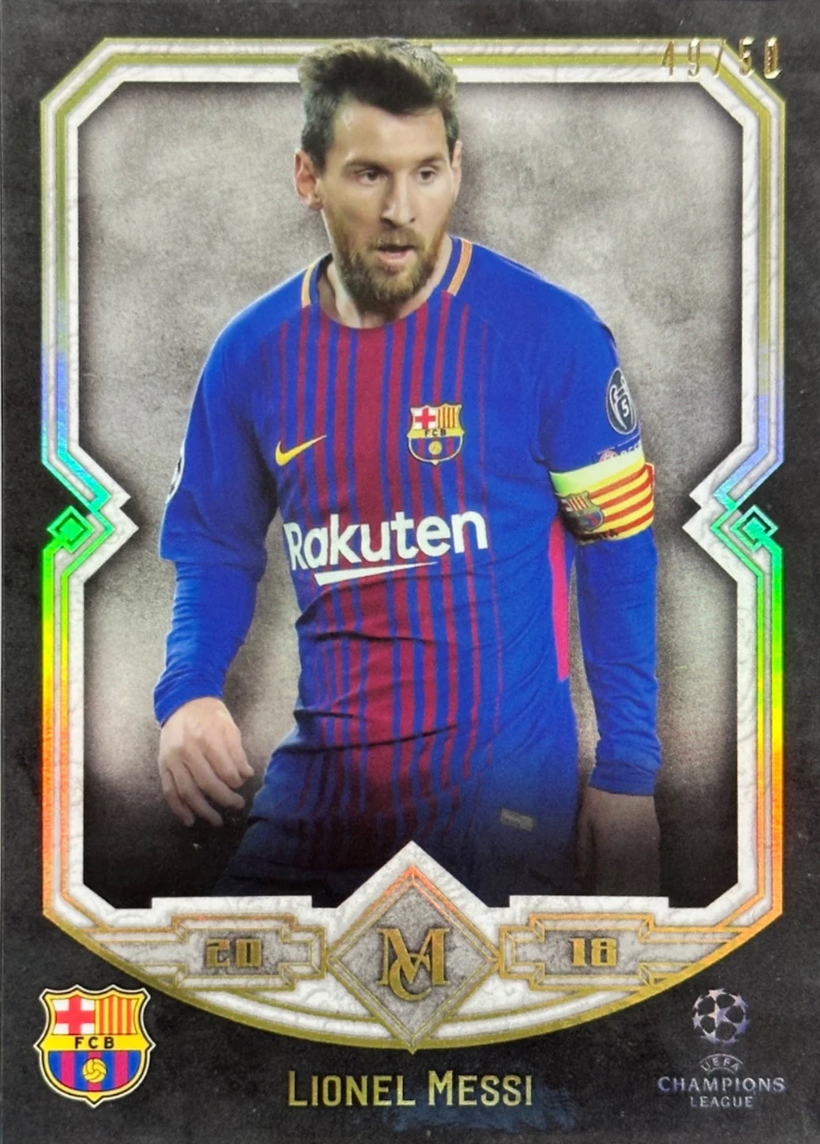 2017-18 Topps Museum Collection Lionel Messi