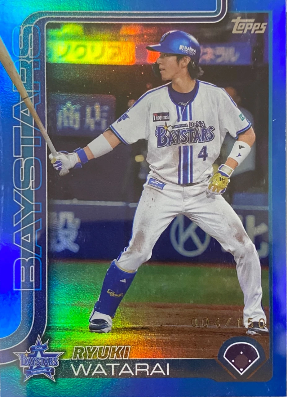 2025 Topps NPB Baseball 度会隆輝 Blue Foil ジャージナンバー