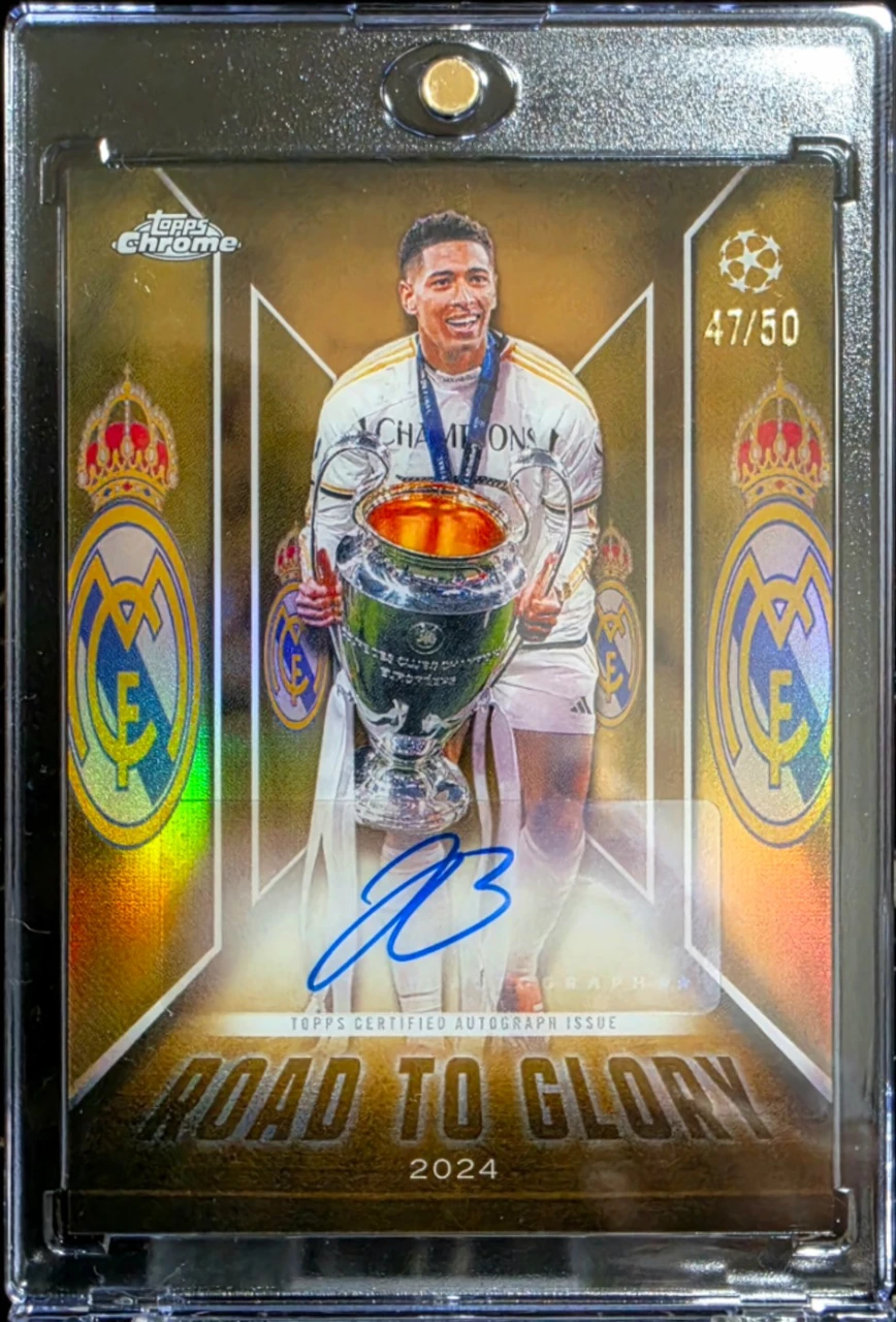 2024 Topps Chrome Jude Bellingham Road to Glory Autograph