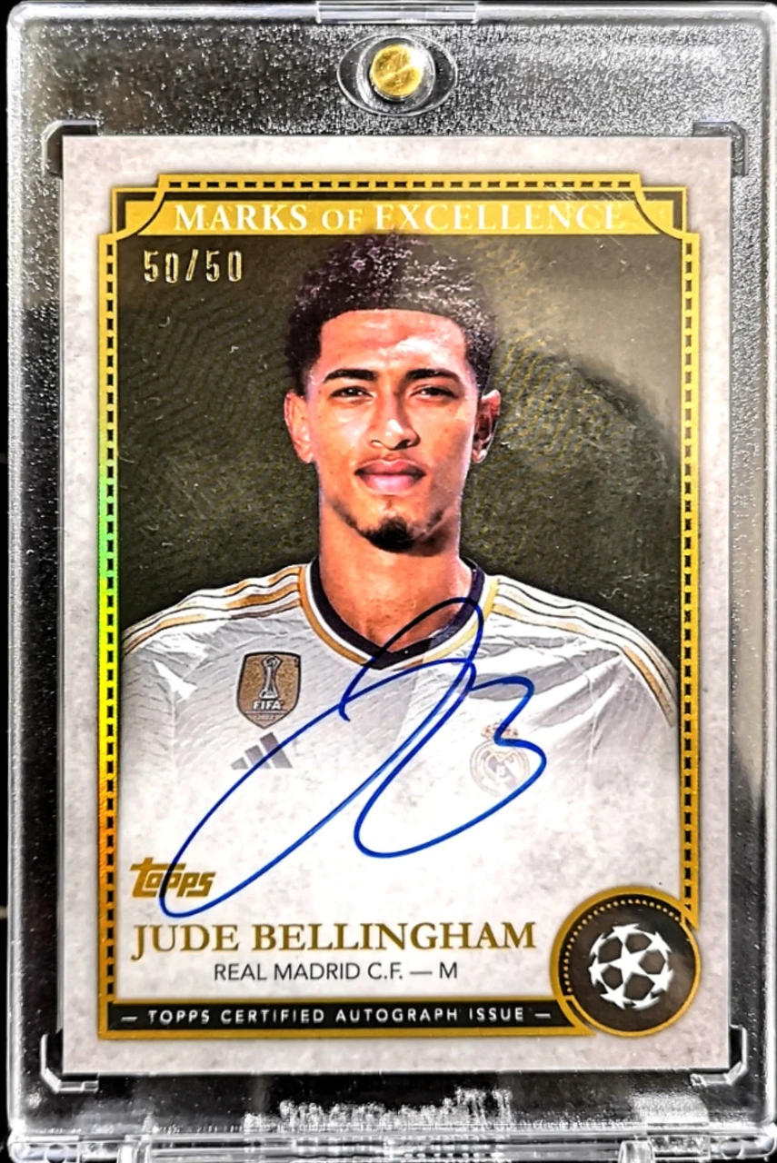 Jude Bellingham 2023-24 Topps Marks of Excellence Autograph