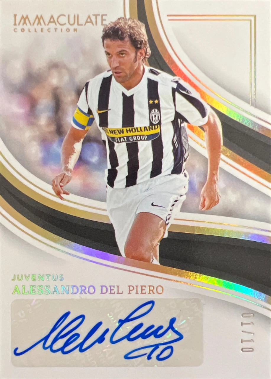 23-24 PANINI IMMACULATE COLLECTION ALESSANDRO DEL PIERO 01/10