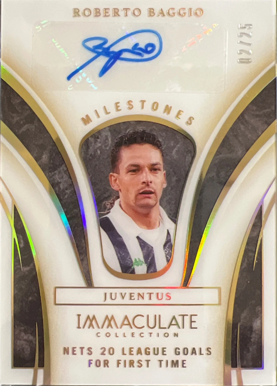 2020 PANINI IMMACULATE COLLECTION ROBERTO BAGGIO 02/25