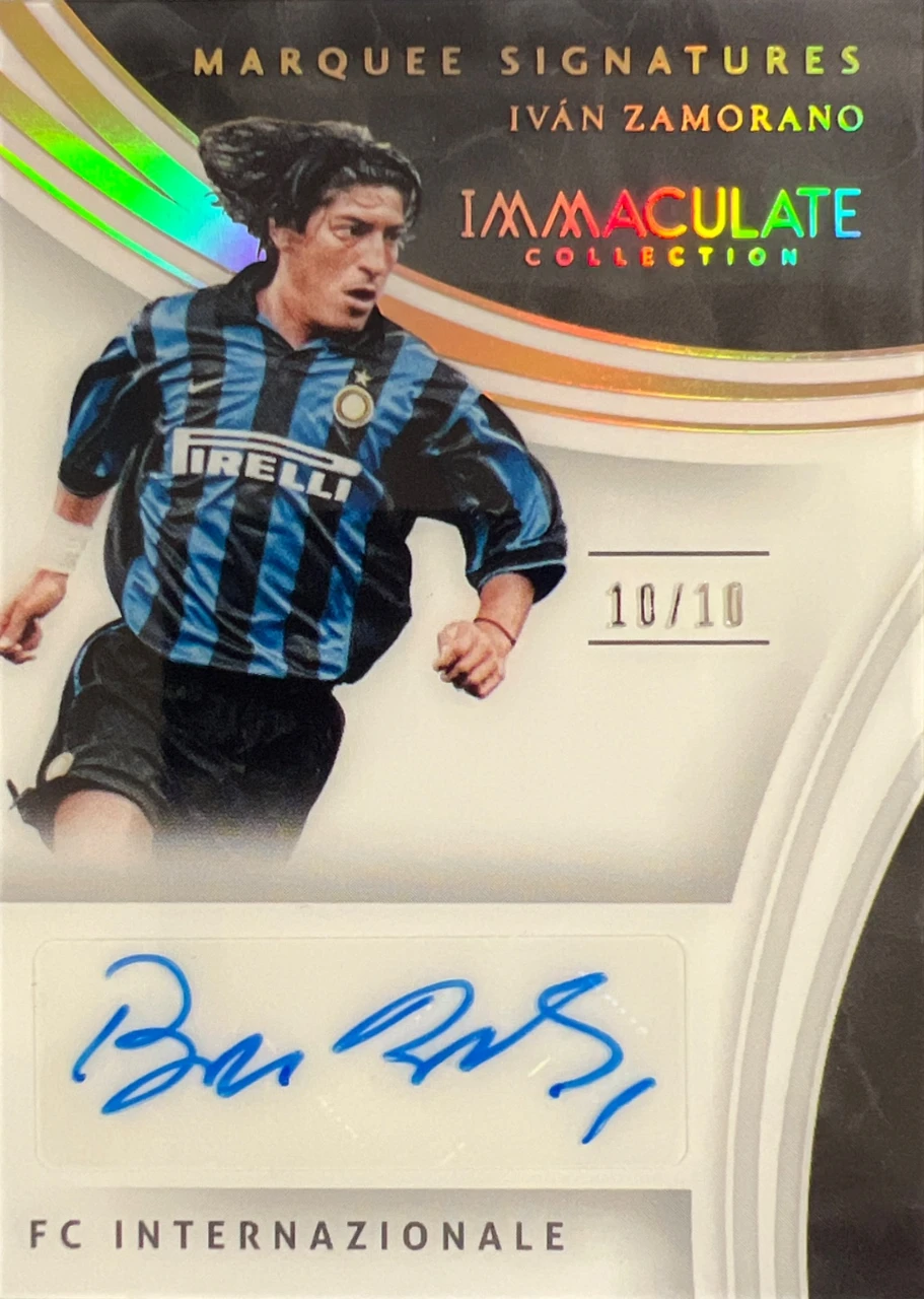 2017 PANINI IMMACULATE COLLECTION IVÁN ZAMORANO 10/10