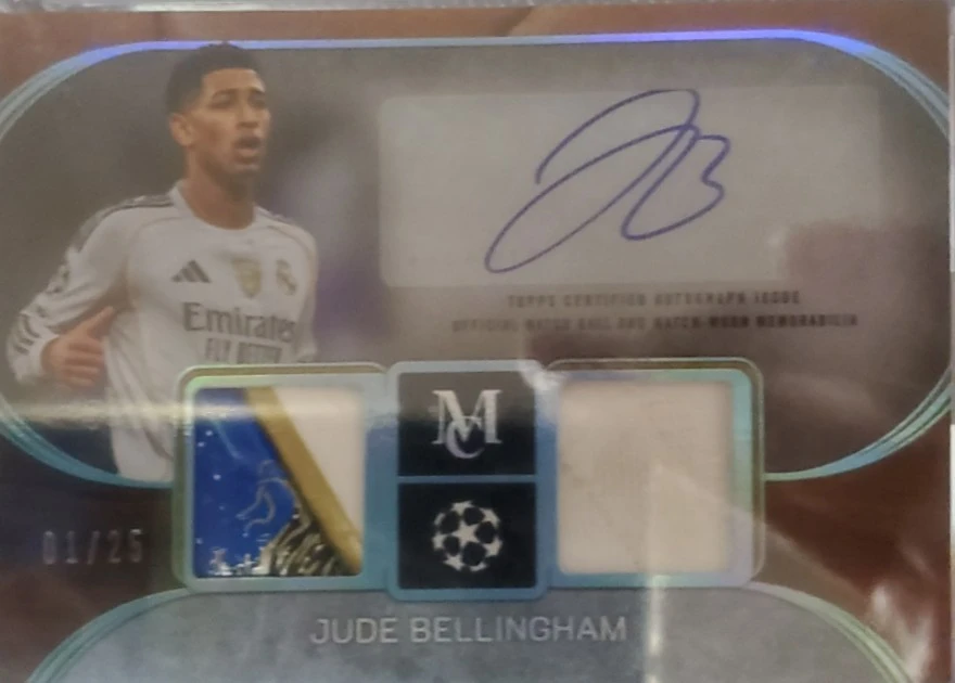 2025/26 Topps Museum Collection Jude Bellingham Autograph Relic