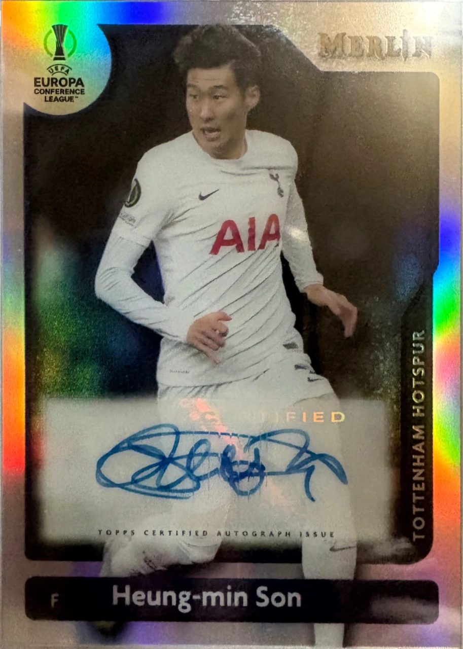 2021/22 Topps Merlin Chrome Heung-min Son Autograph