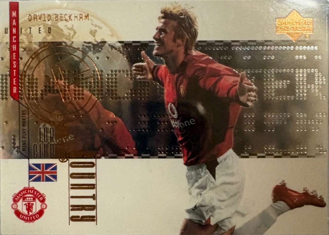 2002 Upper Deck For Club and Country David Beckham