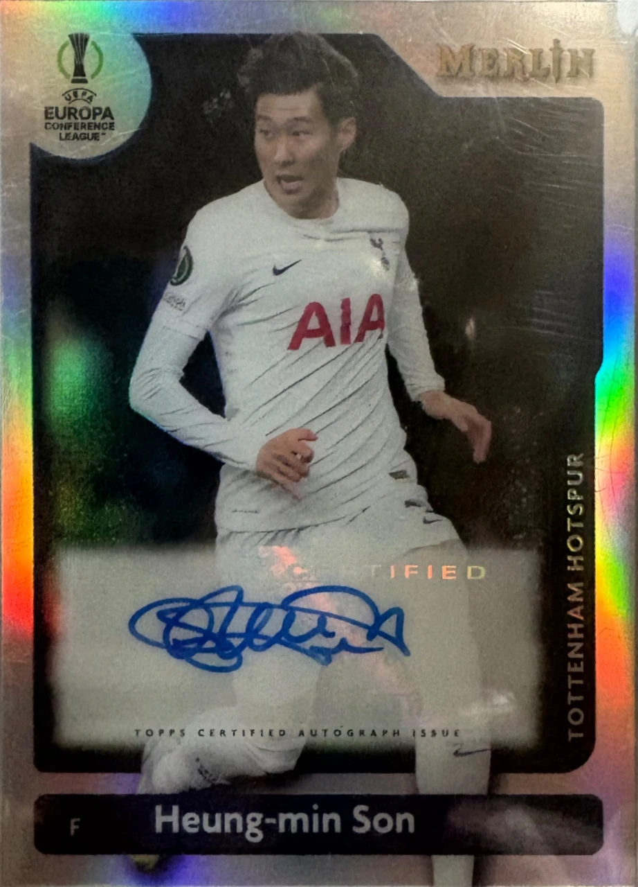 2021/22 Topps Merlin Chrome Heung-min Son Autograph