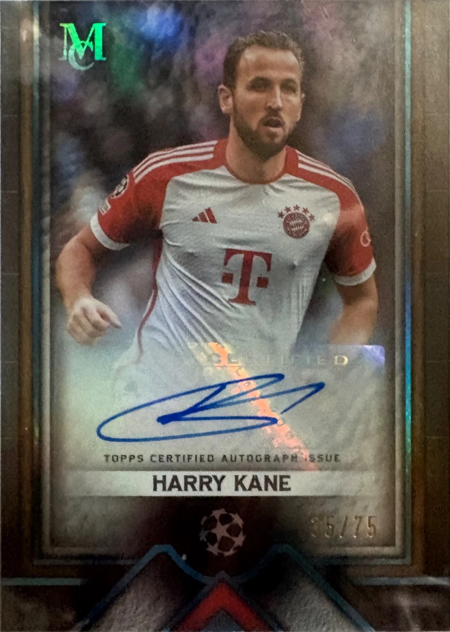 2023/24 Topps Museum Collection Archival Autograph Harry Kane