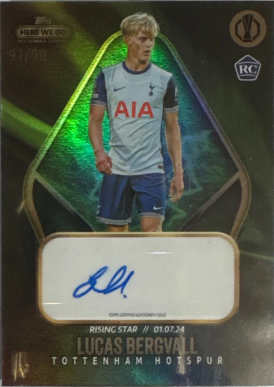 2024-25 Topps Chrome UEFA Club Competitions – Rising Star Autograph