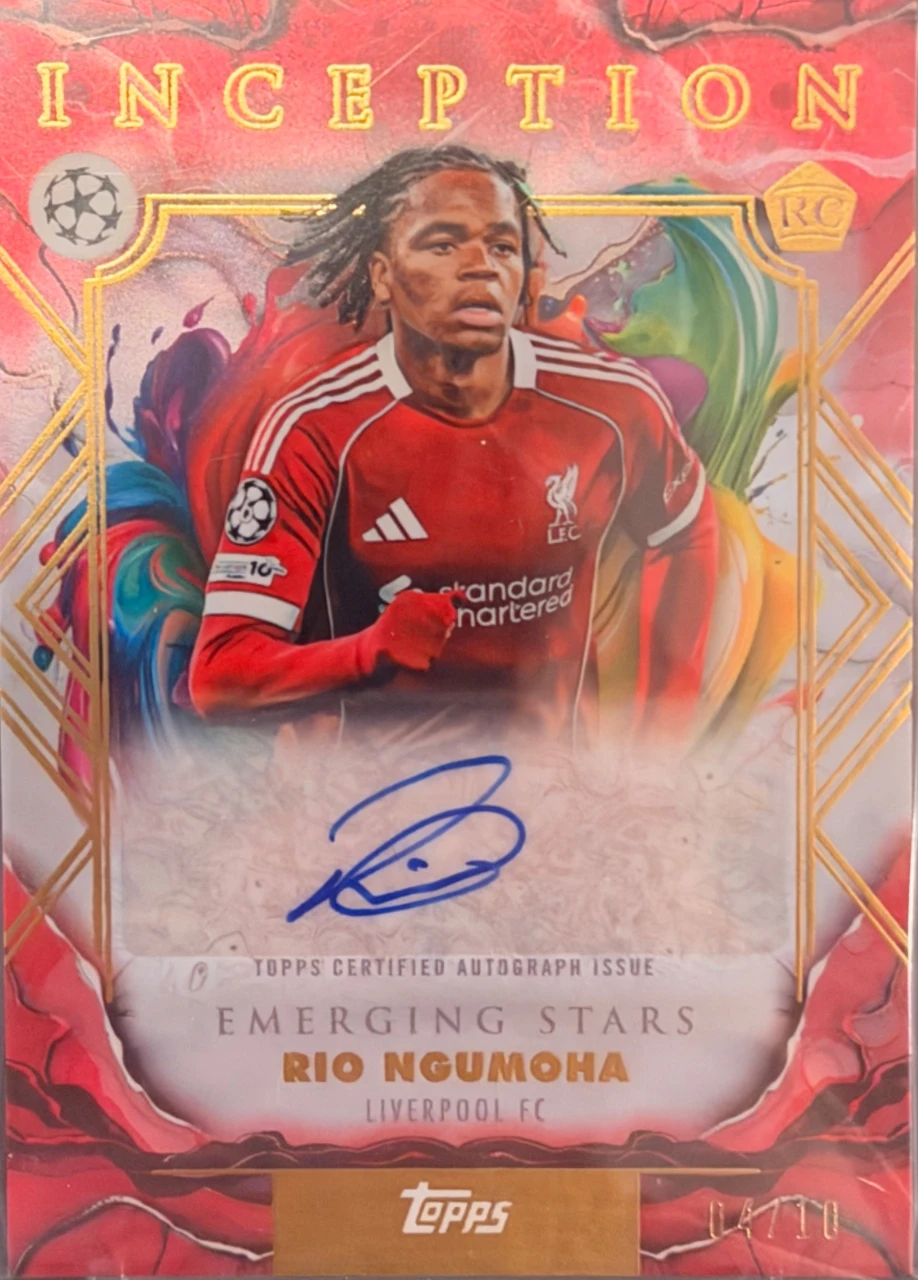 2024-25 Topps Inception Rio Ngumoha Emerging Stars Autograph