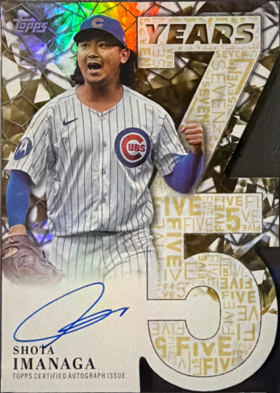 SHOTA IMANAGA・75YEARS autograph