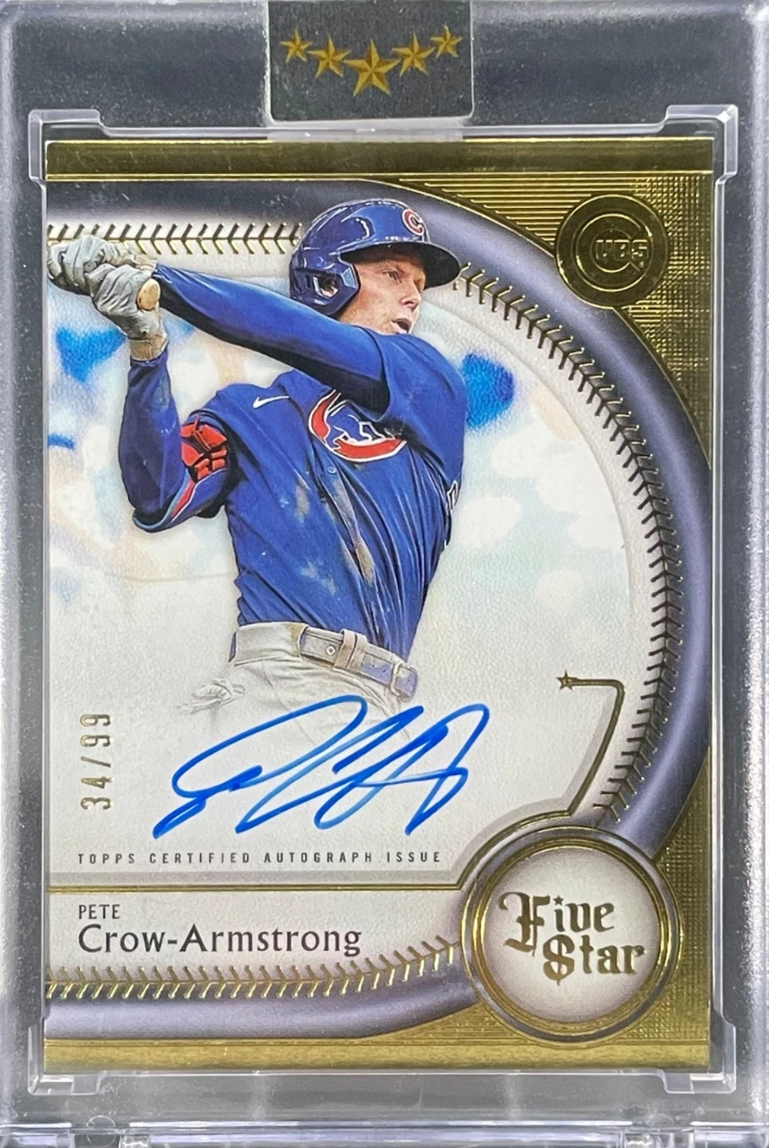 2025 Topps Five Star Pete Crow-Armstrong /99 Autograph