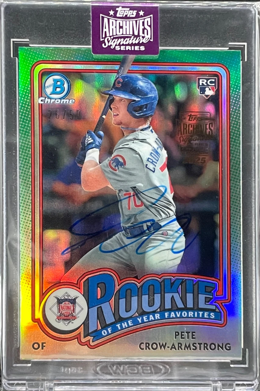 2025 Topps Archives Signature Series Pete Crow-Armstrong