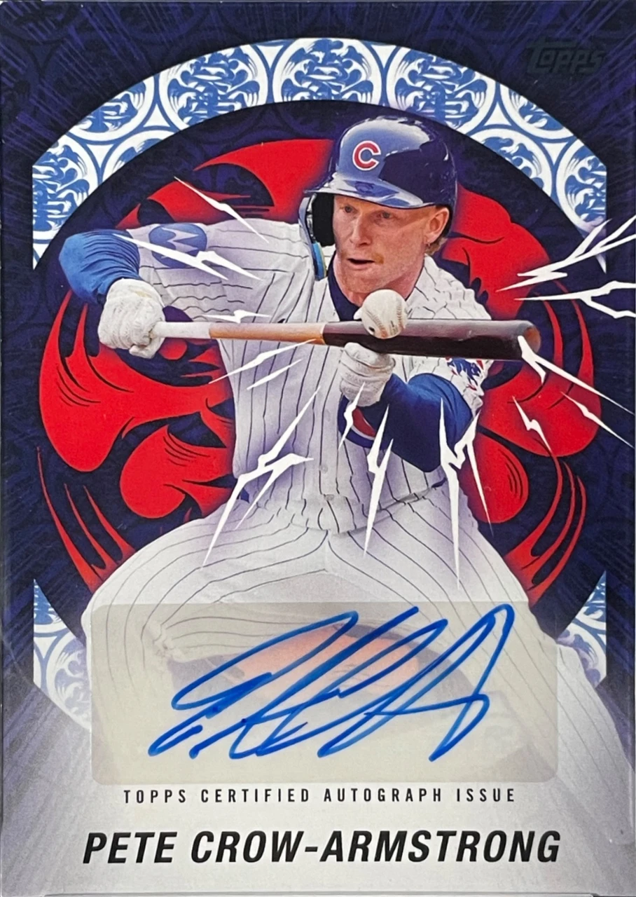 2025 Topps Tokyo Series Pete Crow-Armstrong /50 Autograph