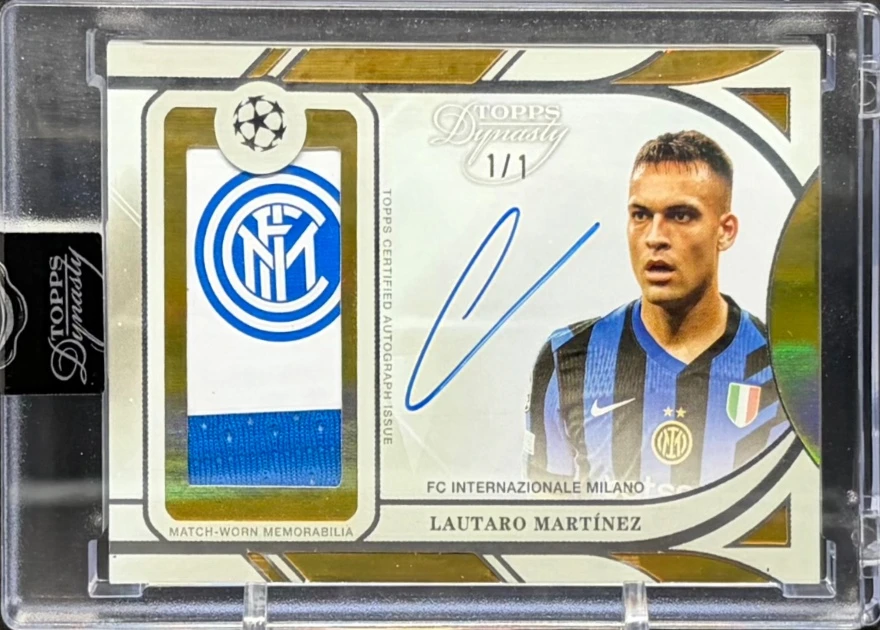 2024-25 Topps Dynasty Lautaro Martínez Autographed Patch 1/1