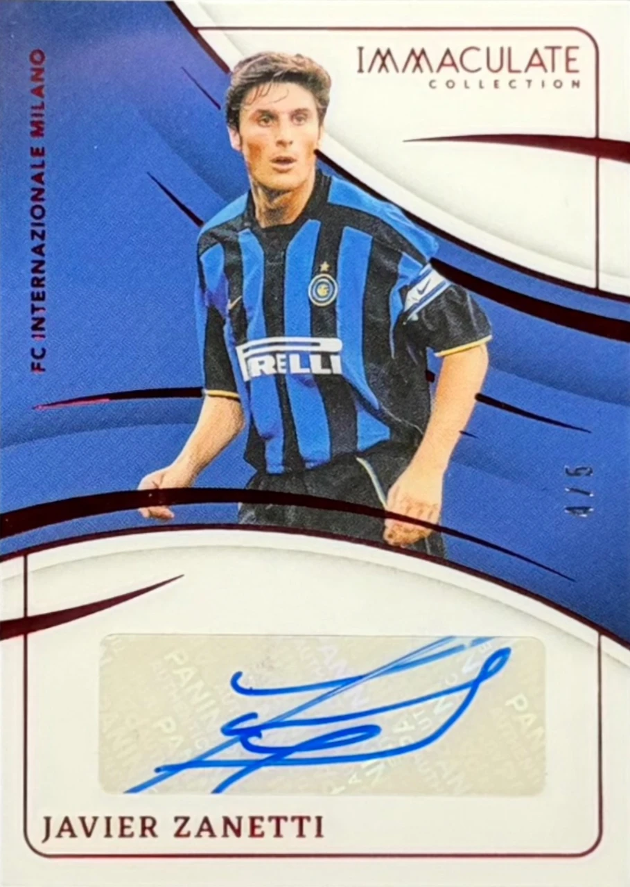 2024-25 Panini Immaculate Collection Immaculate Autographs Javier Zanetti