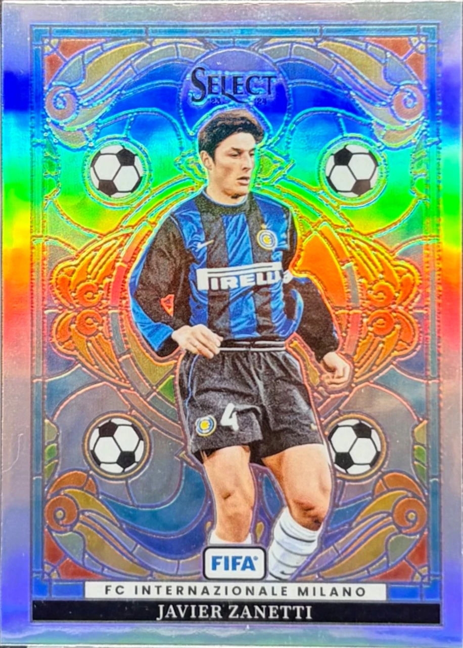 2023-24 Panini Select Stained Glass Javier Zanetti
