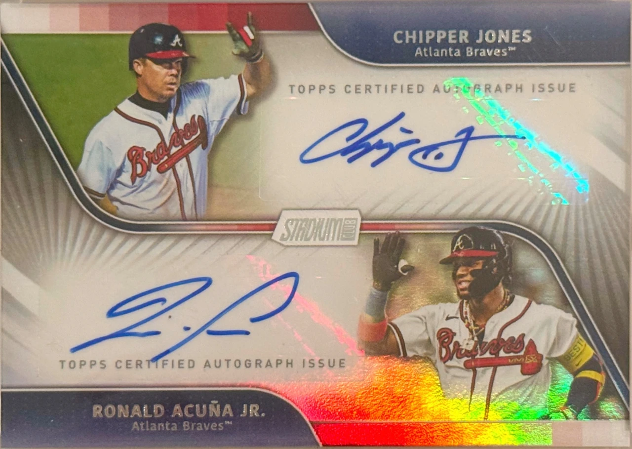 Topps Stadium Club / Ronald Acuña Jr.＆Chipper Jones