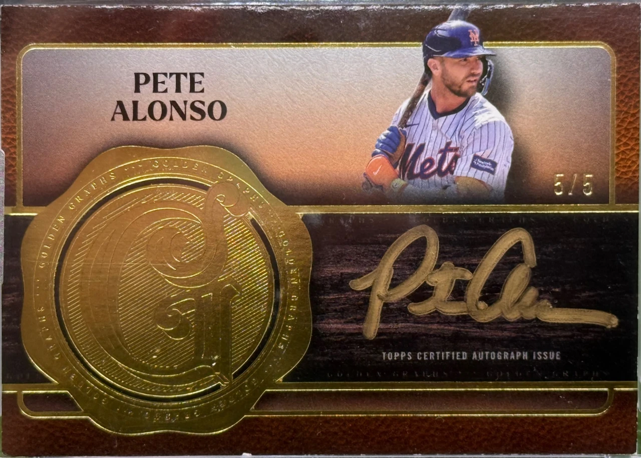 Topps  fivestar Pete Alonso /5