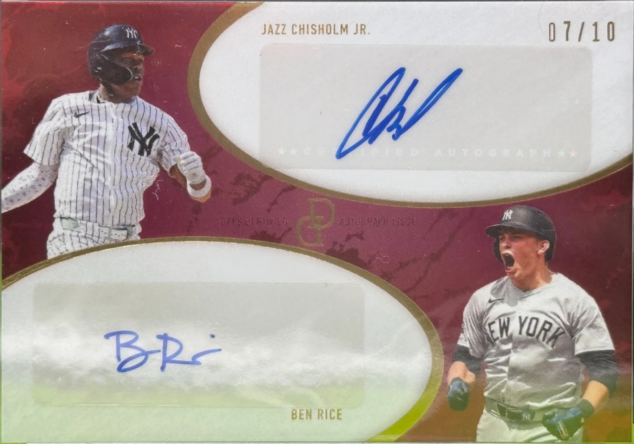 Topps Dynamic Duals Baseball / Jazz Chisholm Jr.＆Ben Rice　/10