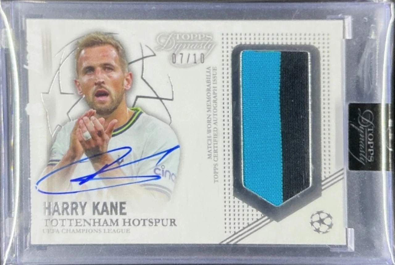 2022-23 Topps Dynasty UEFA Champions League Harry Kane Patch Auto /10 #AP-HK5