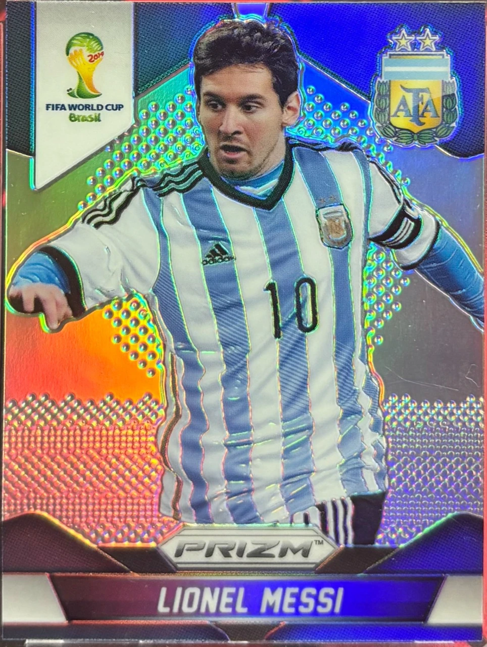 2014 Panini World Cup Prizm Silver Lionel Messi