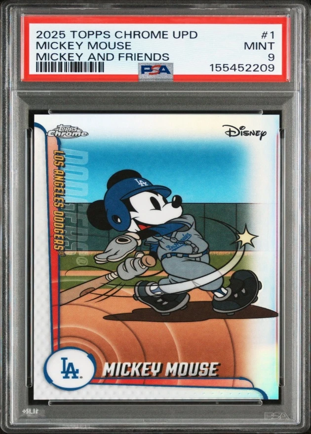 2025 TOPPS CHROME UPDATE MICKEY AND FRIENDSMICKEY MOUSE 1