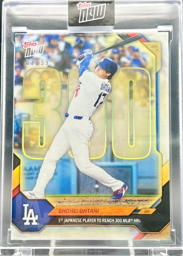 2026 Topps Now Collectors Edition Shohei Ohtani 300 Home Runs Card /99