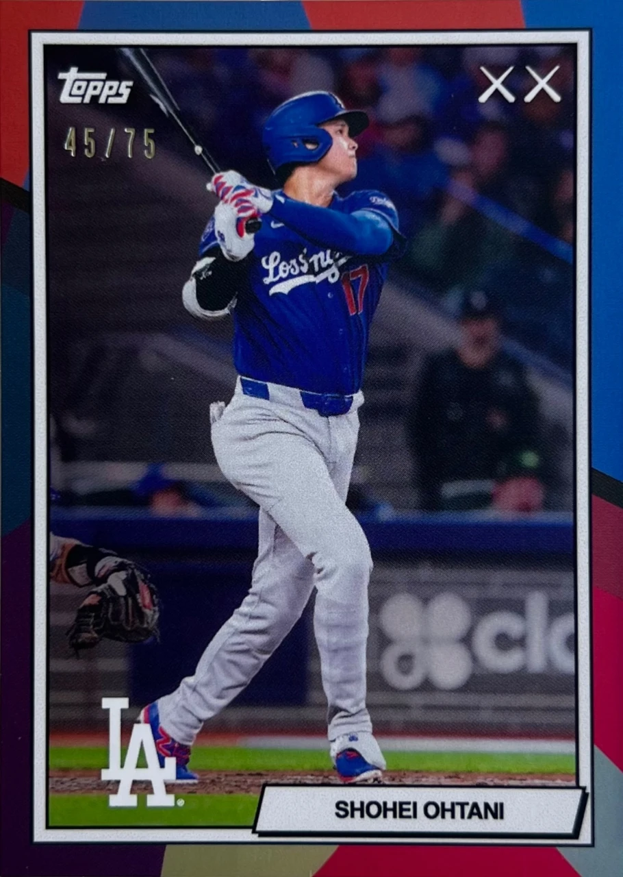 2026 Topps x KAWS Shohei Ohtani #1 Los Angeles Dodgers MLB /75 SP