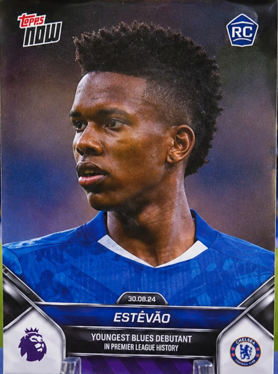 2024 Topps Now Estêvão Youngest Blues Debutant