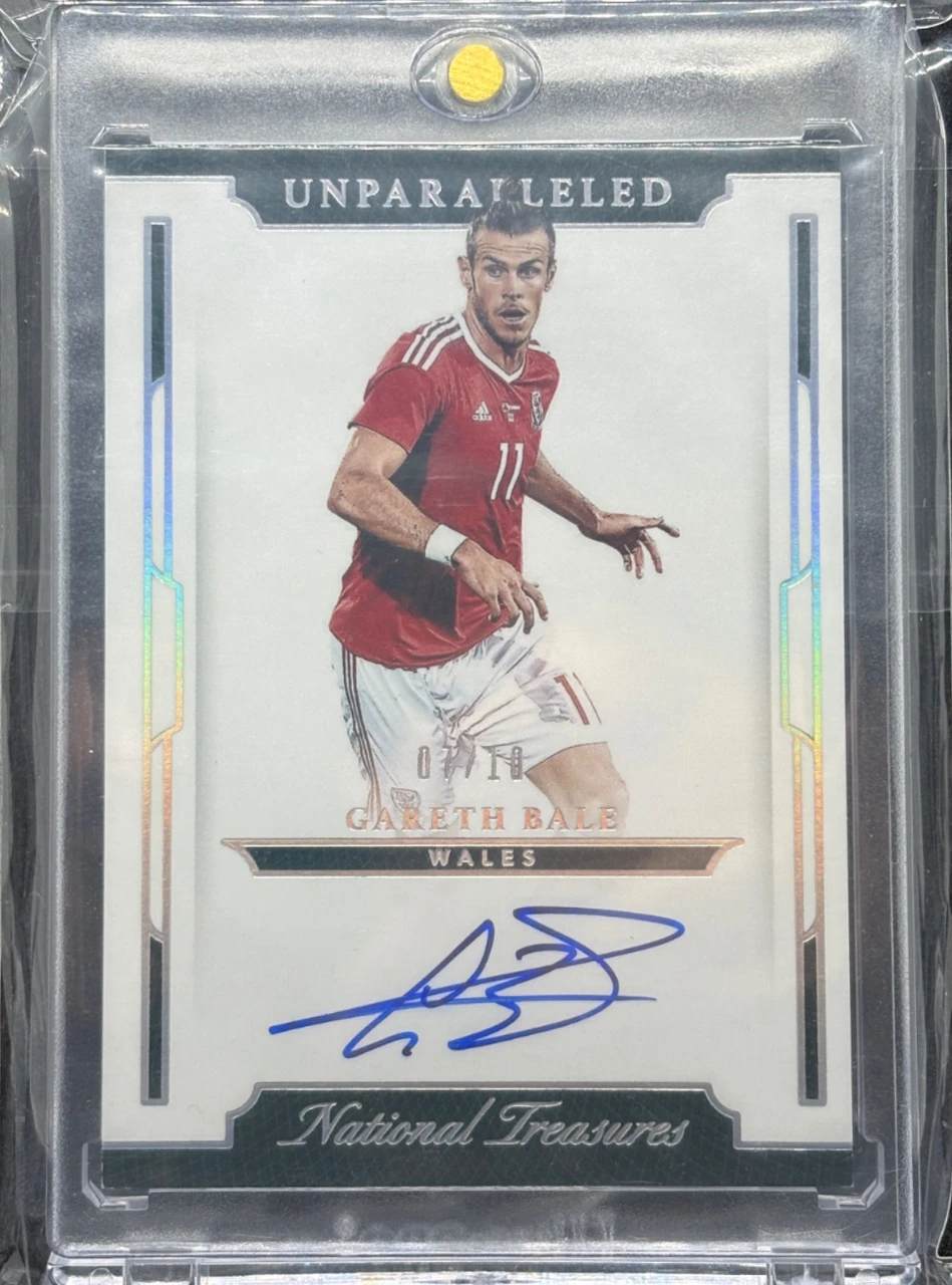 2018 Panini National Treasures Gareth Bale Unparalleled Autograph