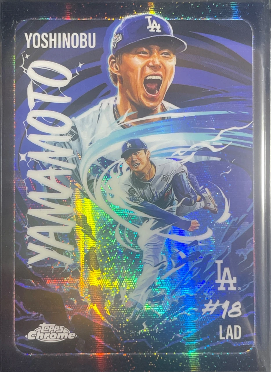 2026 Topps Chrome UV-5 Yoshinobu Yamamoto