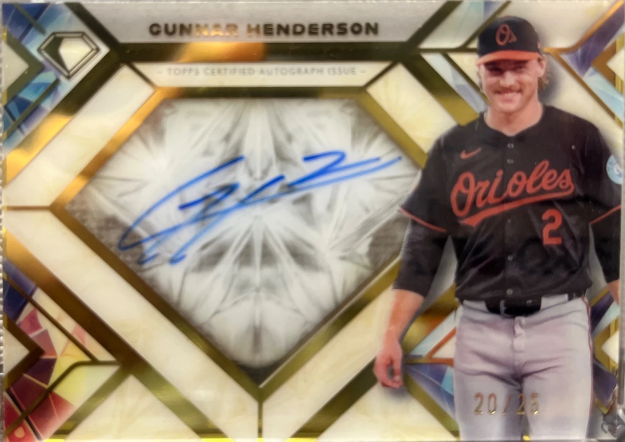 2024 Topps Diamond Icons Gunnar Henderson Autograph