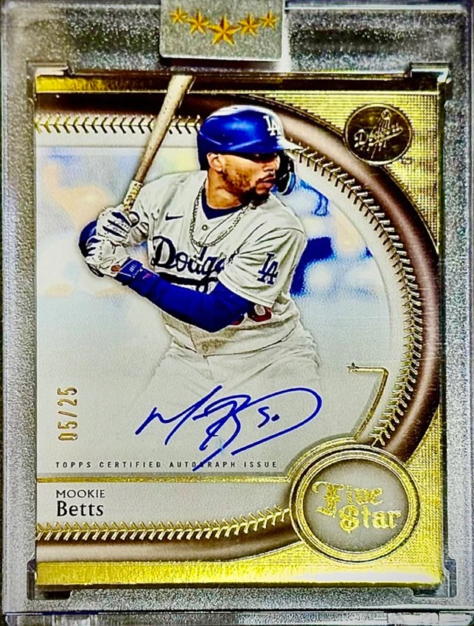 2025 TOPPS FIVE STAR  MOOKIE BETTS AUTOGRAPH /25
