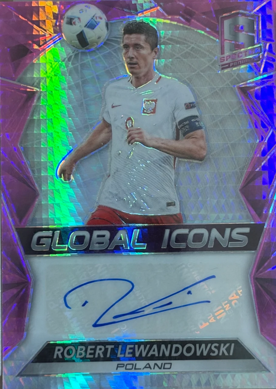 2016-17 Panini Spectra Global Icons Robert Lewandowski
