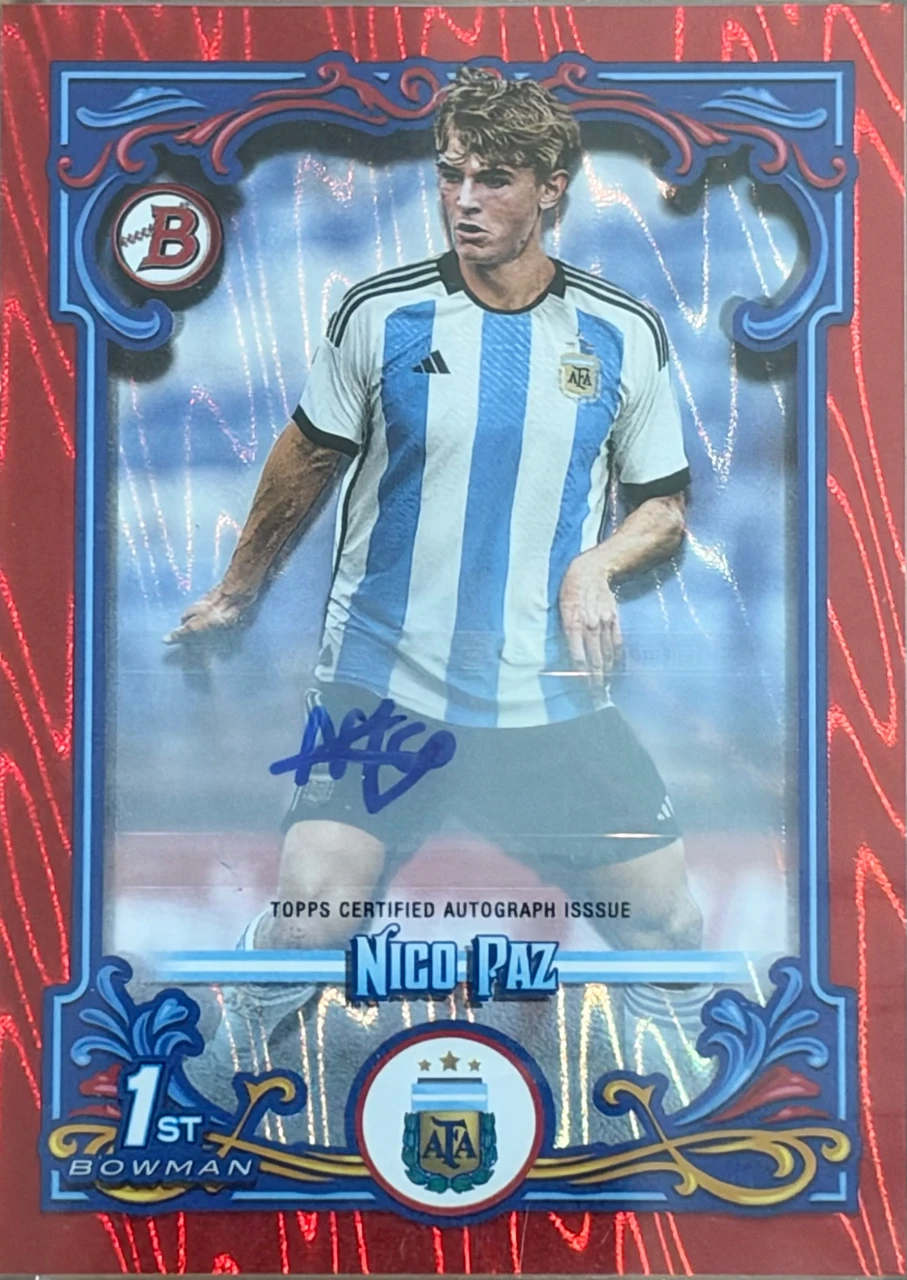 2023 Nico Paz 1st Bowman Autograph