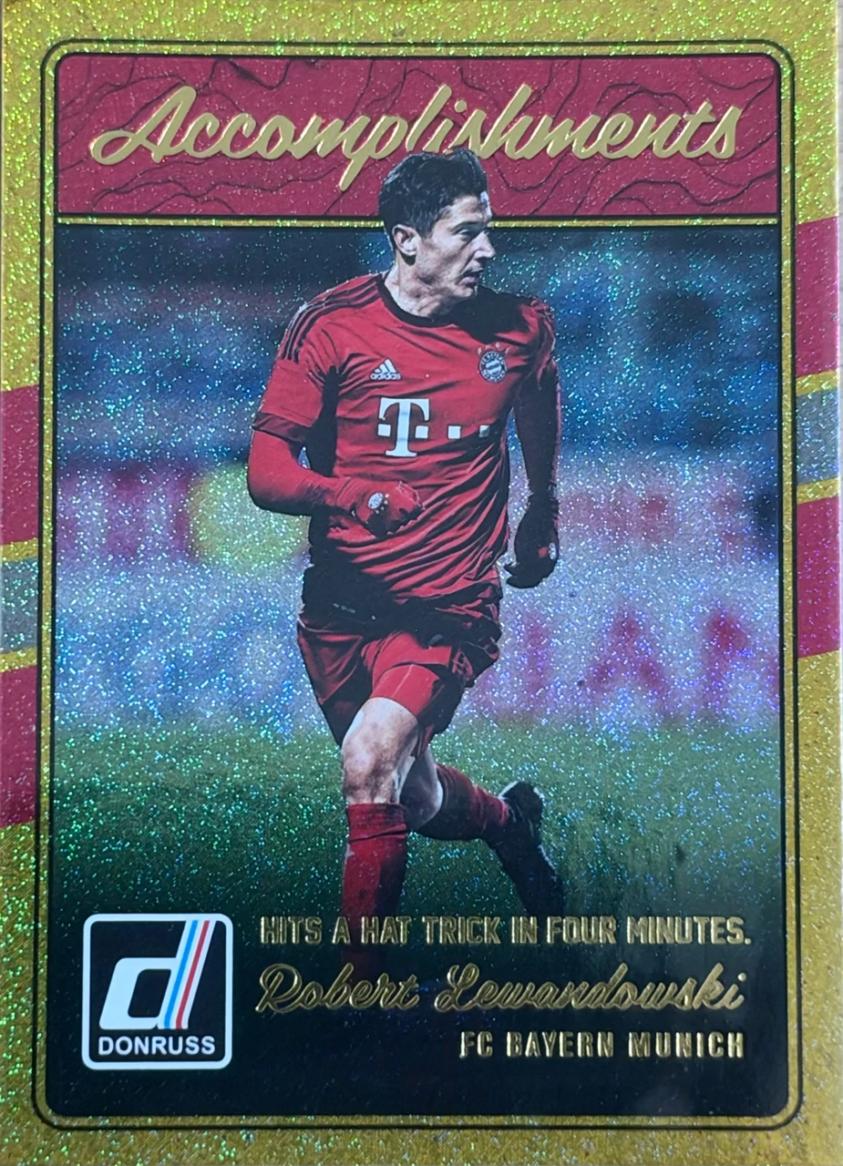 2016-17 donruss Accomplishments Robert Lewandowski
