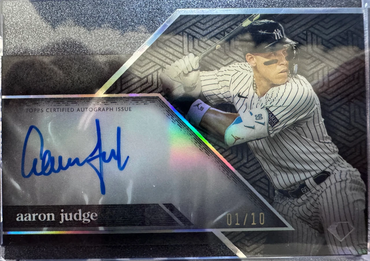2024 Topps Diamond Icons Aaron Judge Icons  Autograph