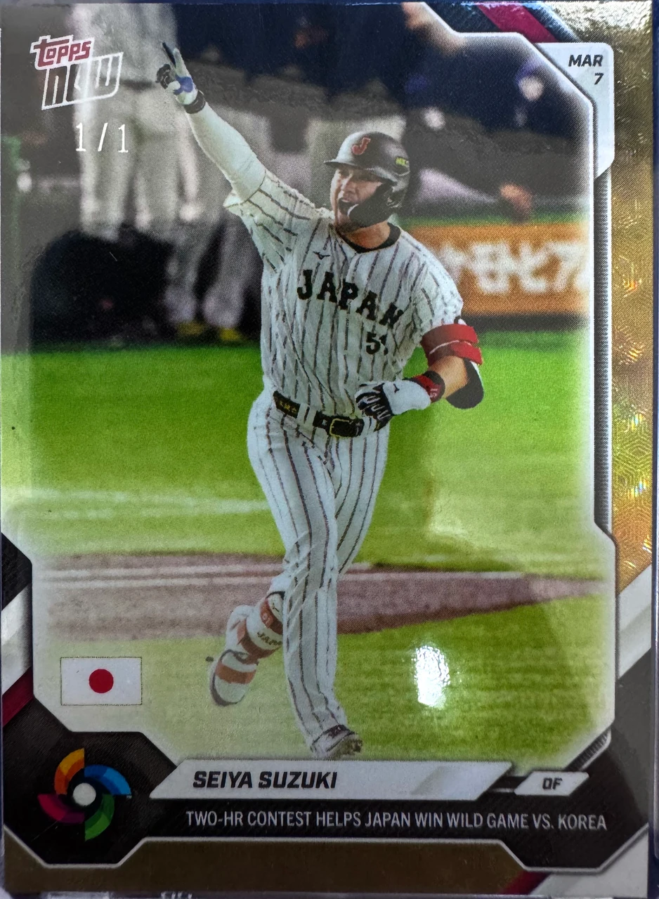 2026 Topps Now Seiya Suzuki 1/1