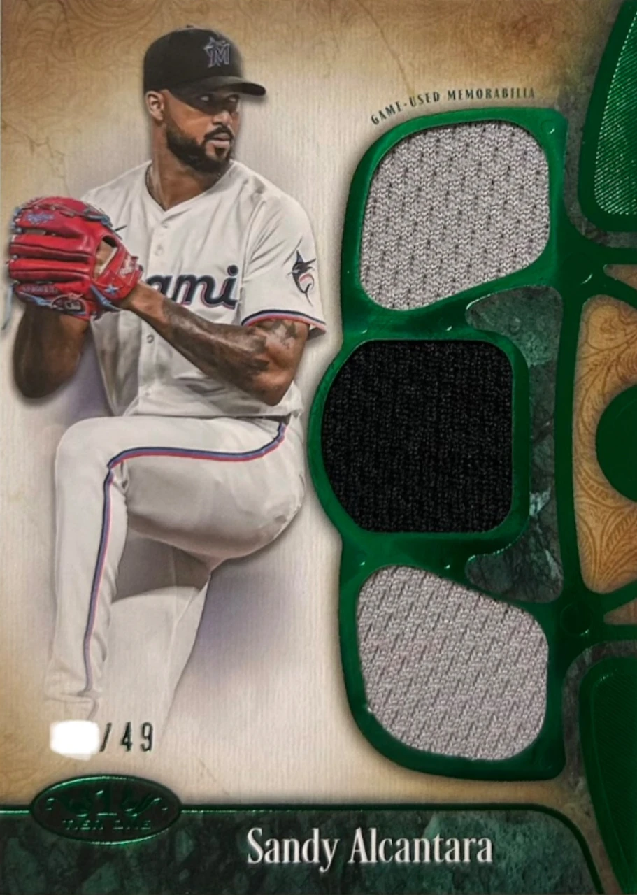 2026 Topps Tier One Sandy Alcantara Triple Relic