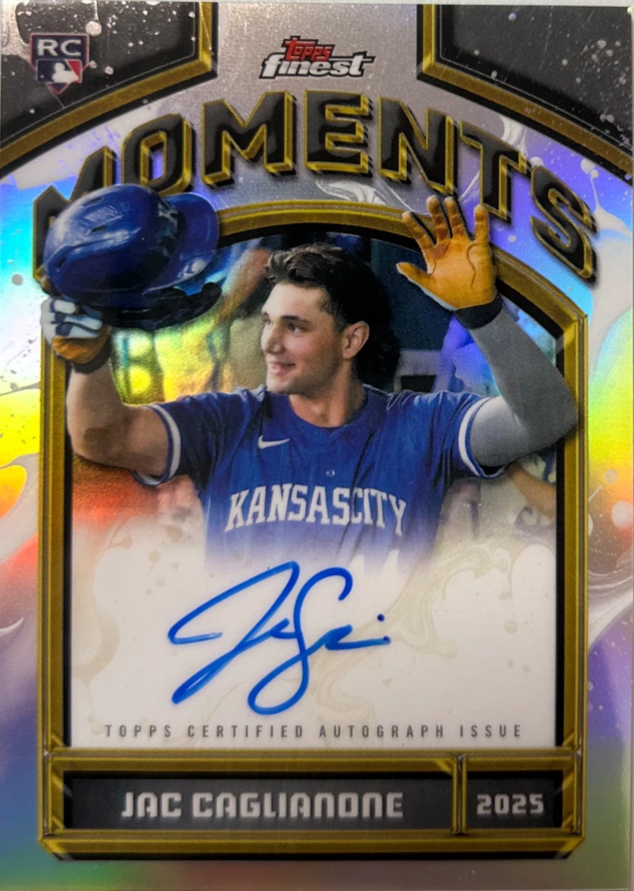 2026 Topps Finest Moments Autograph Jac Caglianone