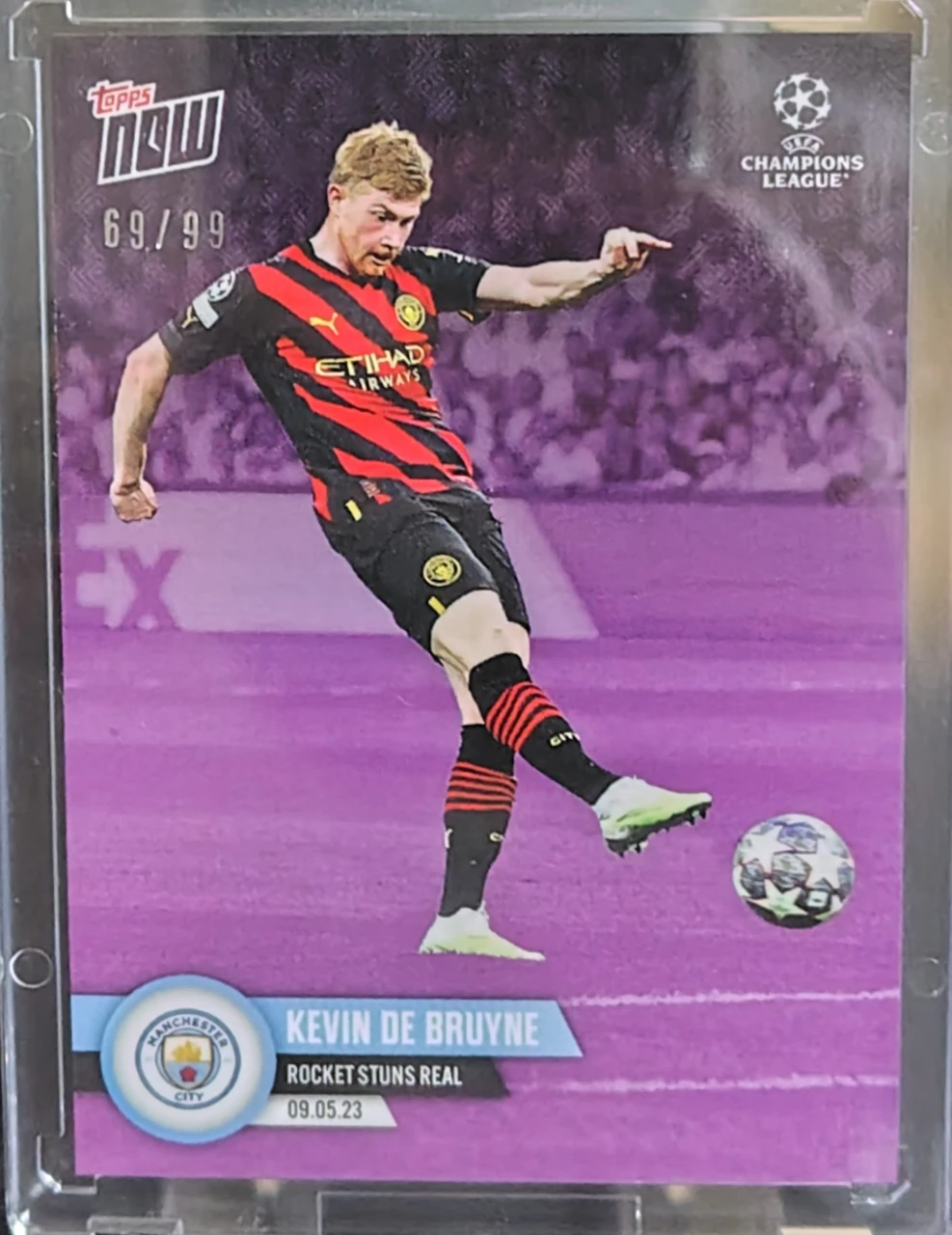 2023 Topps Now Kevin De Bruyne Rocket Stuns Real