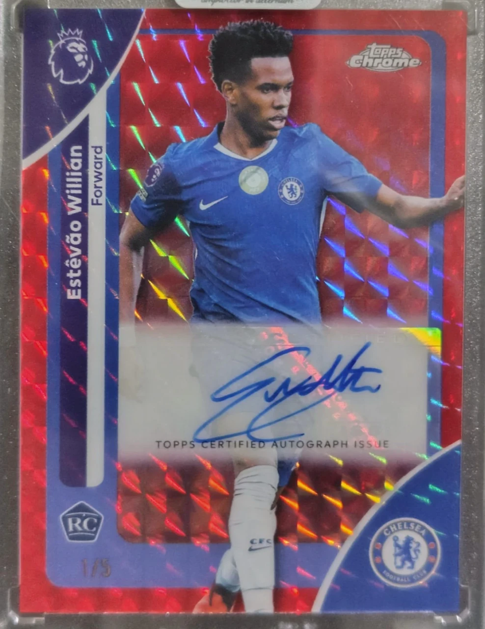 2026 Topps Chrome Estêvão Willian Autograph