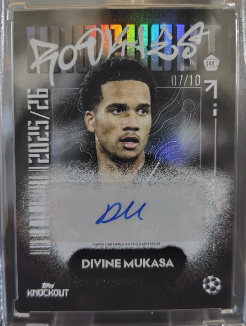 topps uefa club competitions knockout 2025/26 divine mukasa