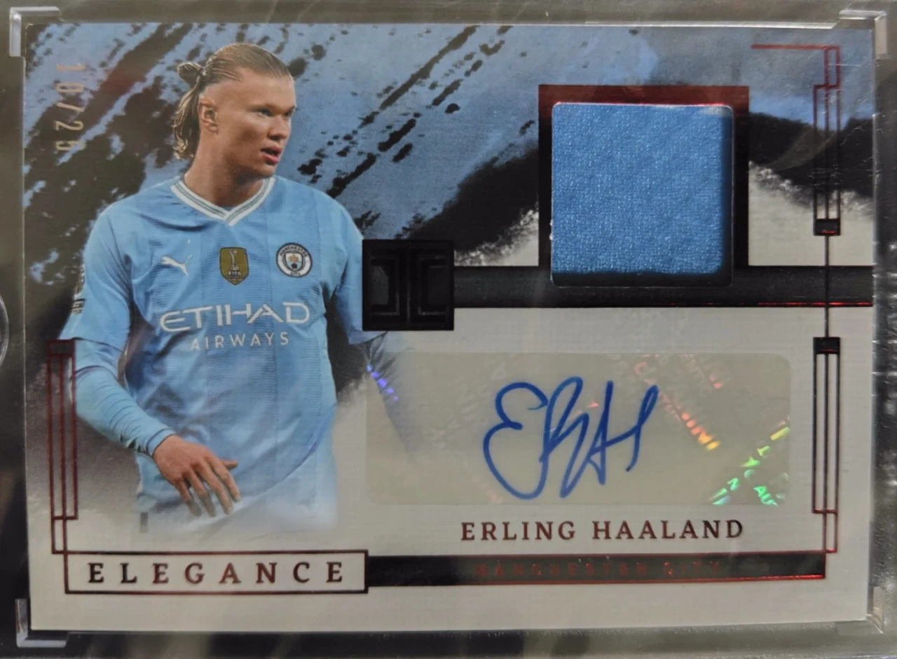 panini impeccable 2023-24 erling haaland
