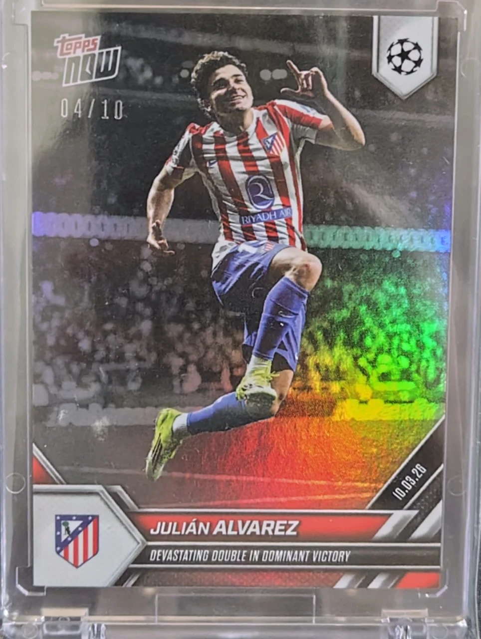 topps now julian alvarez 10.3.26