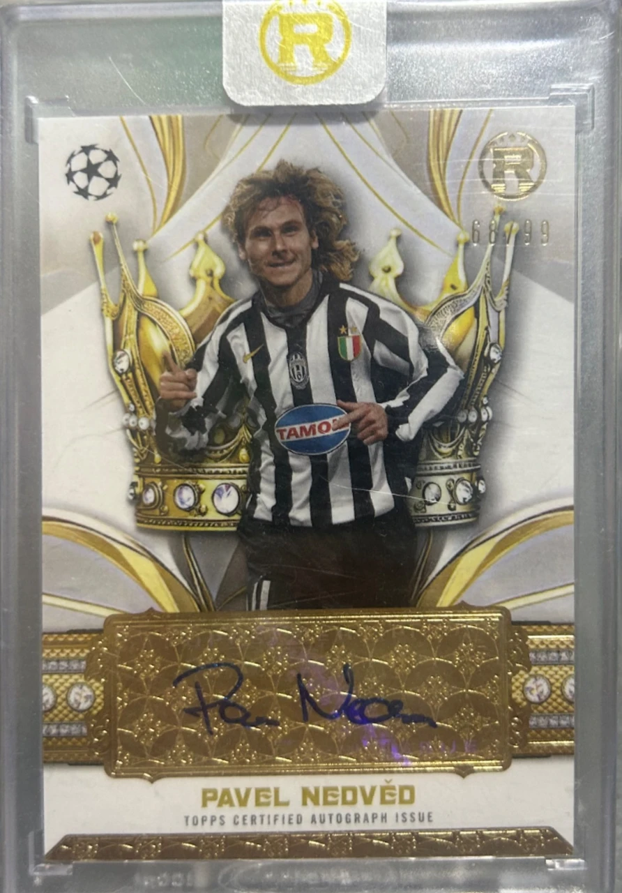 Pavel Nedved Topps reverence Autograph