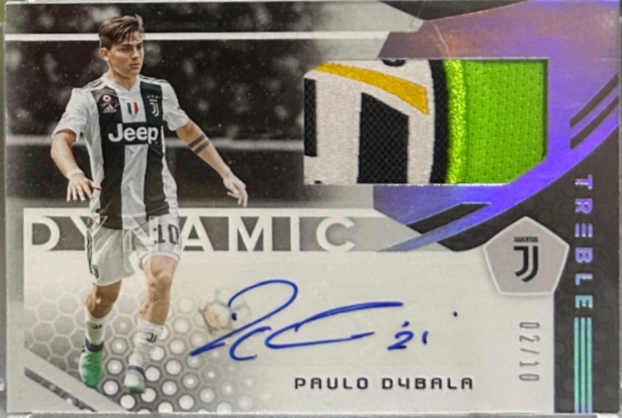 Panini Treble Paulo Dybala Dynamic Patch Autograph