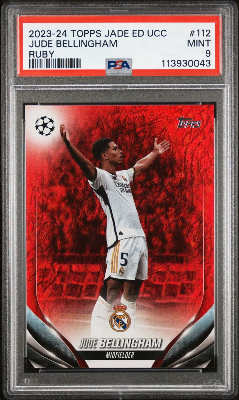 2023-24 Topps UEFA Champions League Jude Bellingham Ruby /5 #112