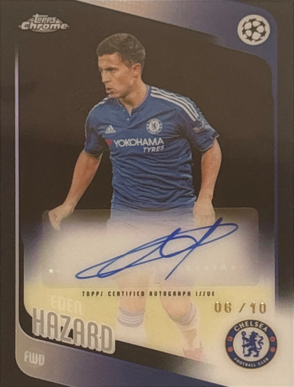 2025-26 Topps Chrome UEFA Club Competitions　Eden Hazard /10